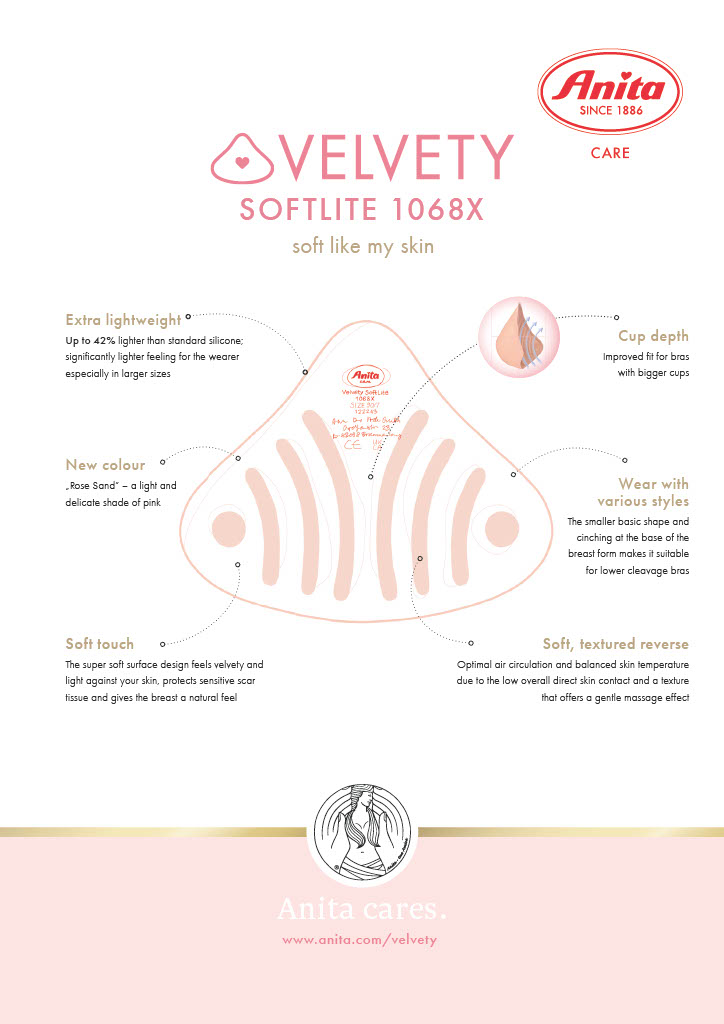 Anita Care, Velvety Soft Light Breast Form - Image 3