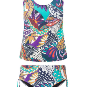 Susa, "Exotic Paradise" Post Mastectomy Tankini