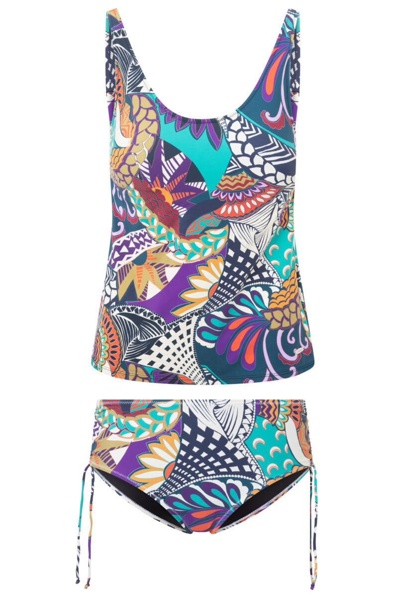 Susa, "Exotic Paradise" Post Mastectomy Tankini